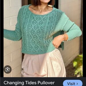Free people NWOT changing tides pullover
